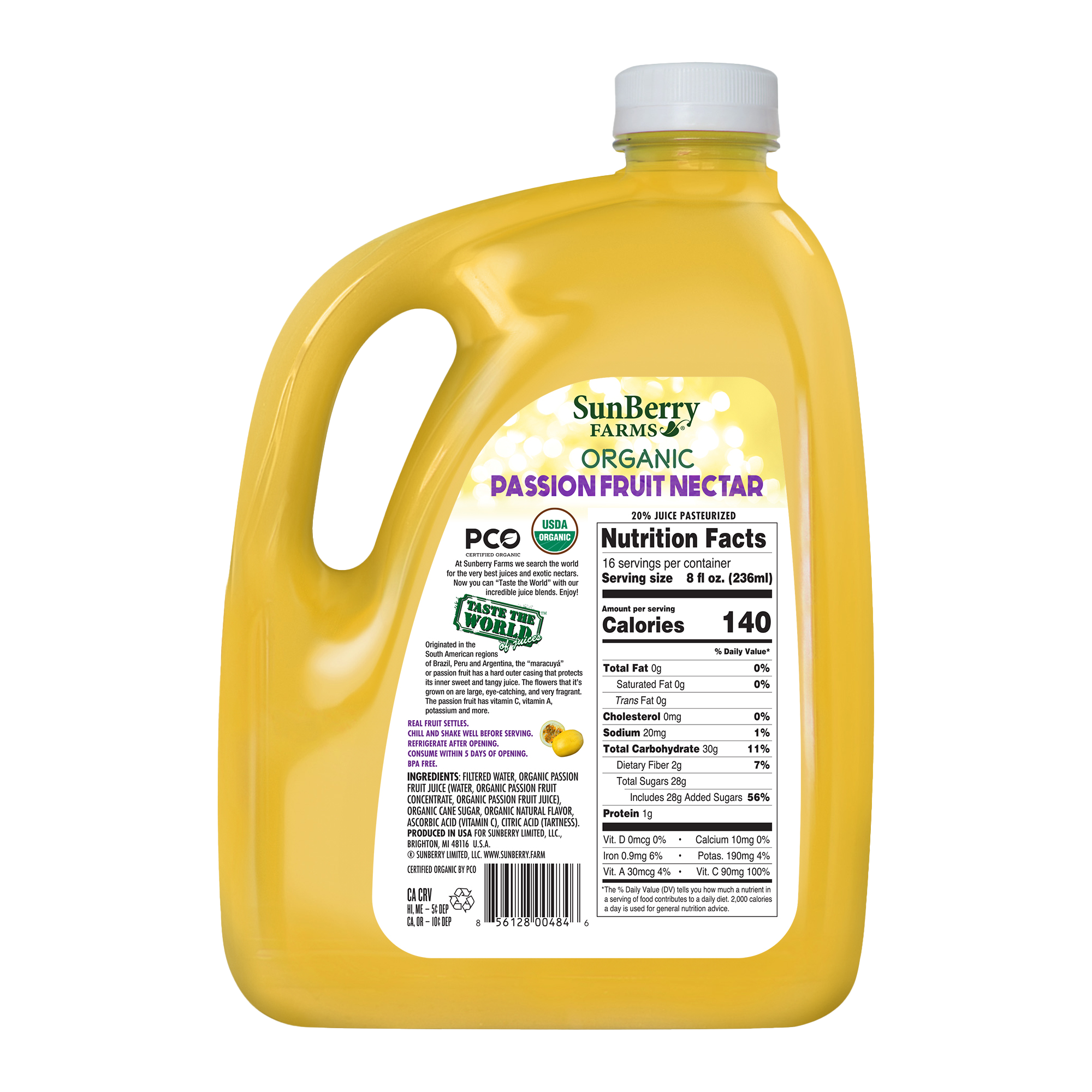 Organic Passion Fruit Nectar