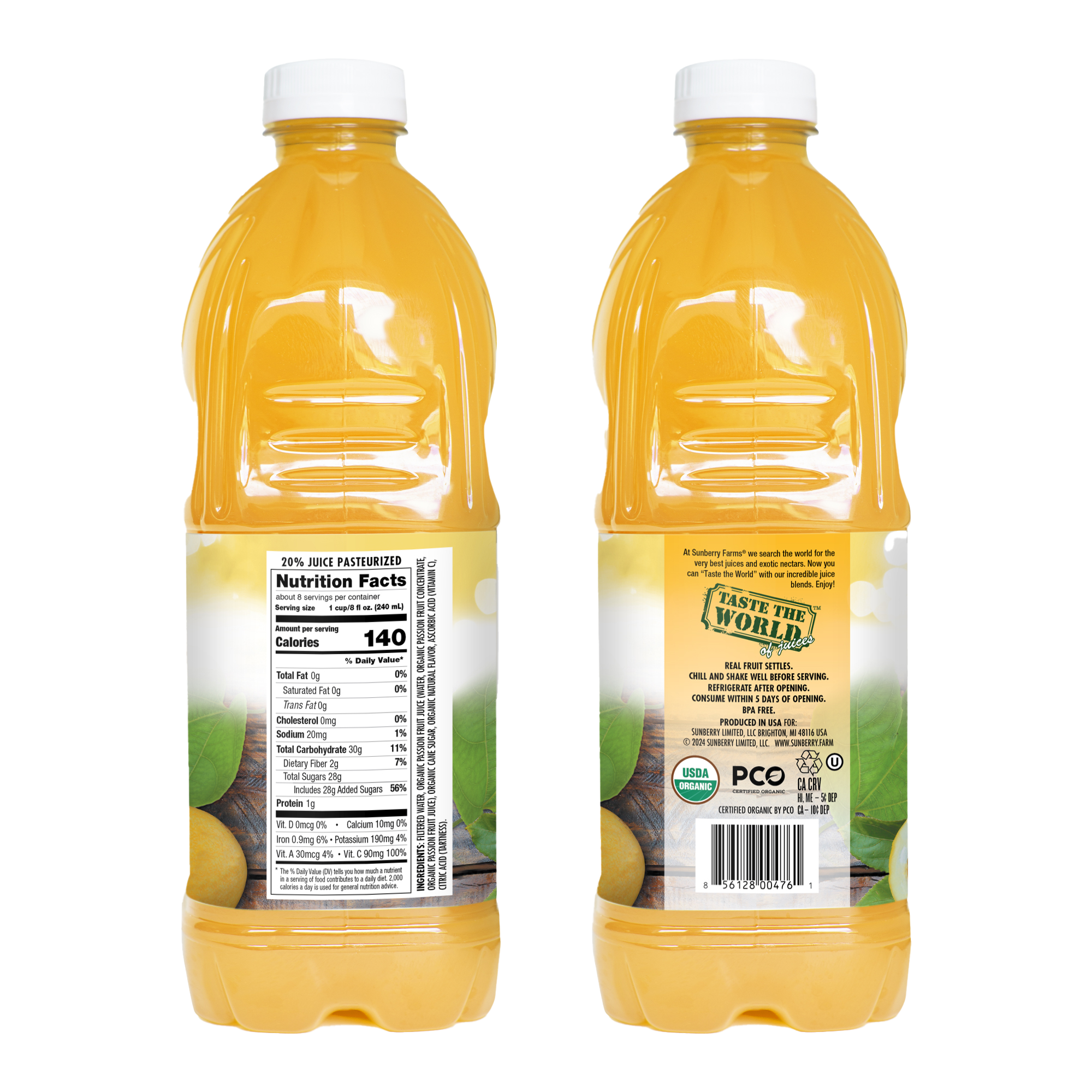 Organic Passion Fruit Nectar