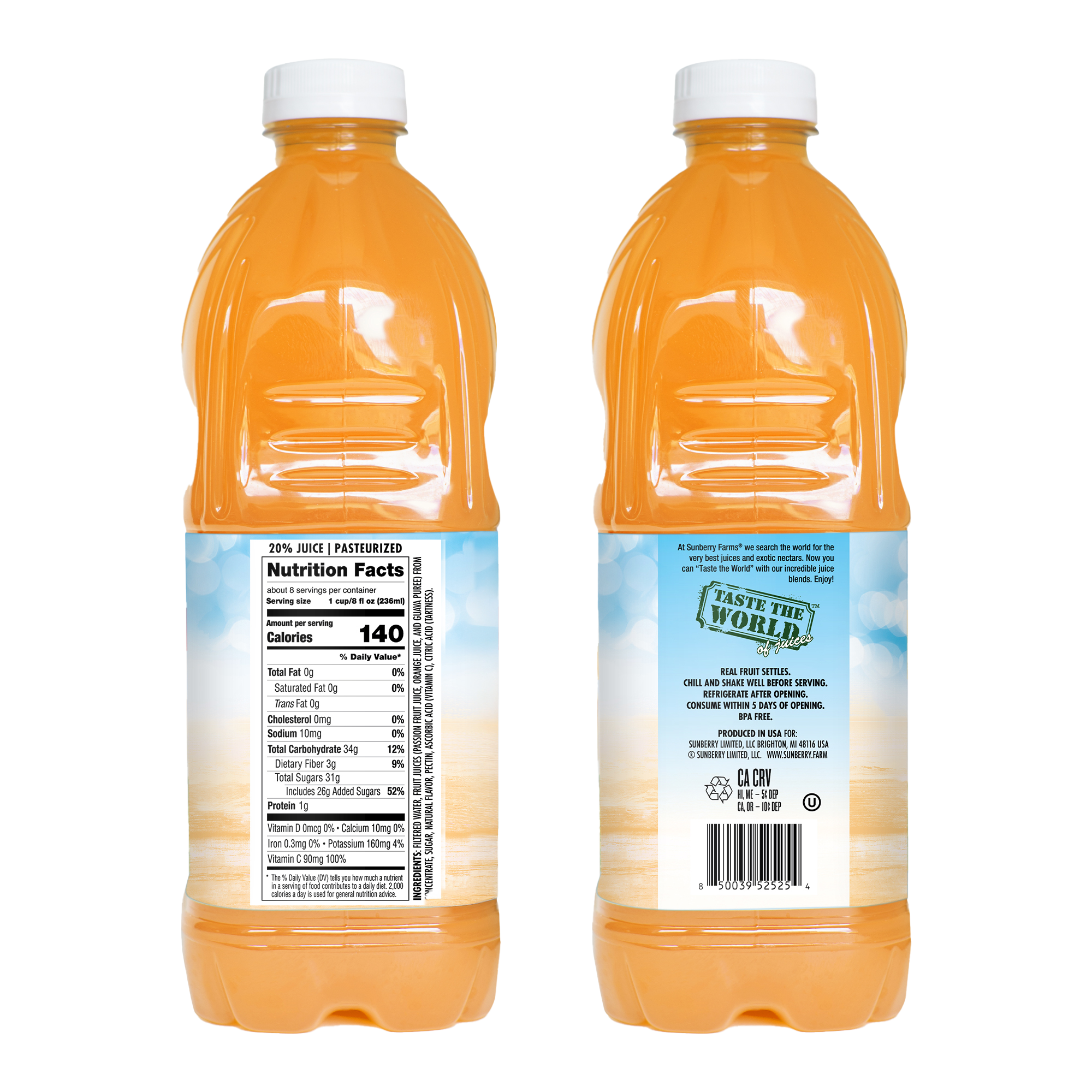 Passion Orange Guava Nectar